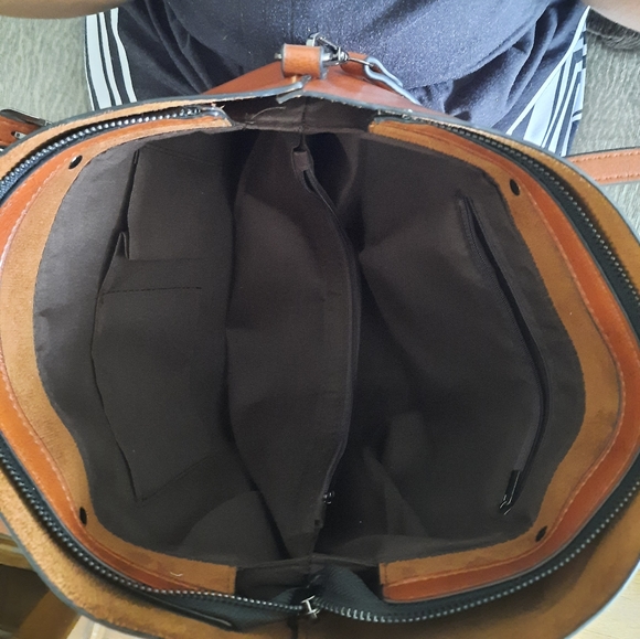 Dark Cognac Tote - Picture 8 of 8